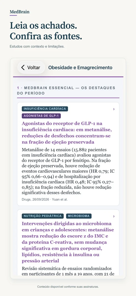 MedBrain: leitura de um boletim científico com contexto